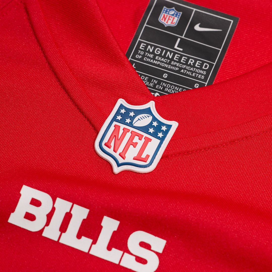 Buffalo Bills Nike White Custom Game Jersey product image 10, provided for visual reference and product detail review