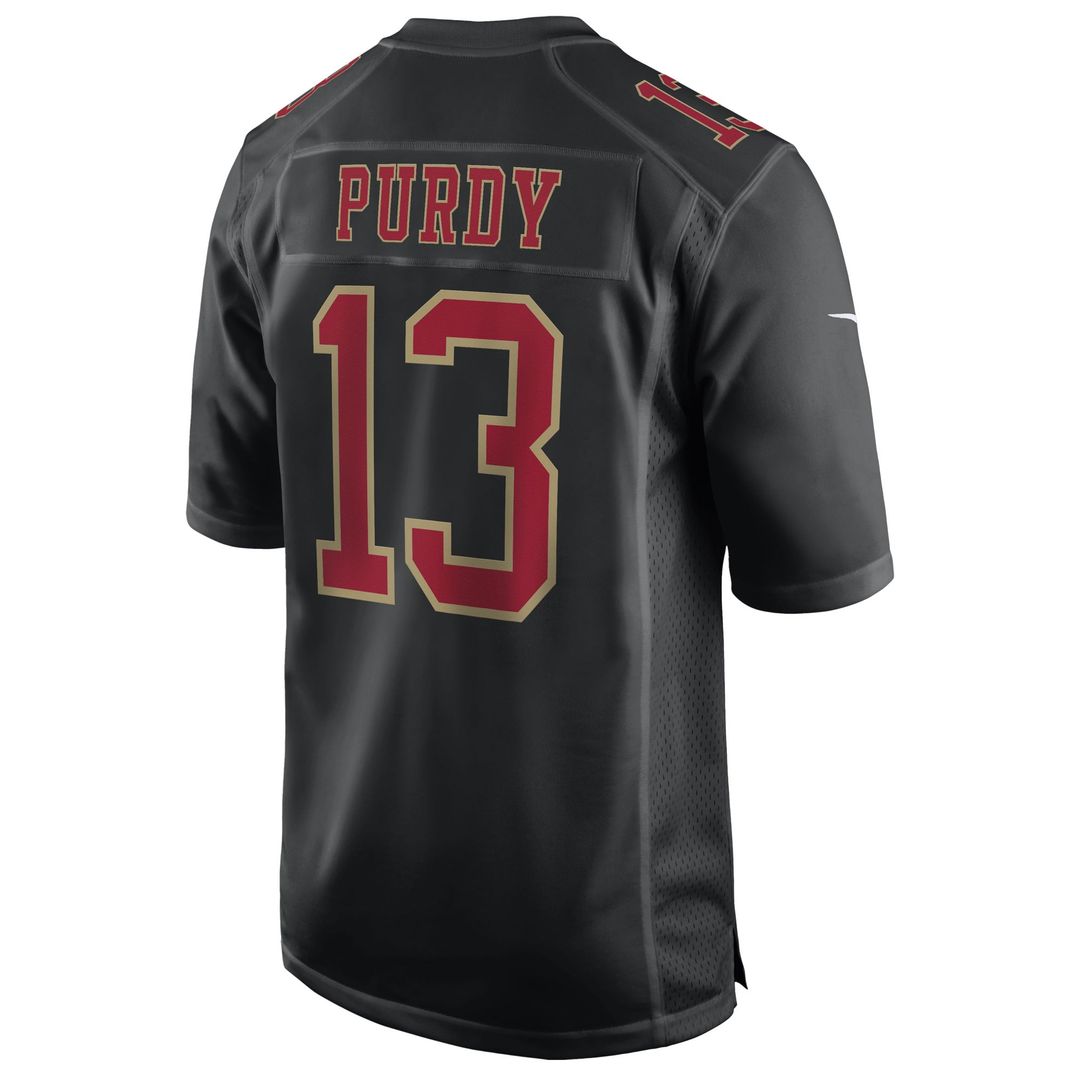 San Francisco 49ers Brock Purdy Nike Tundra White Fashion Game Jersey product image 9, provided for visual reference and