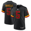 Hail Raiser Washington Commanders Jayden Daniels Nike Black Alternate Game Jersey product image 1, provided for visual