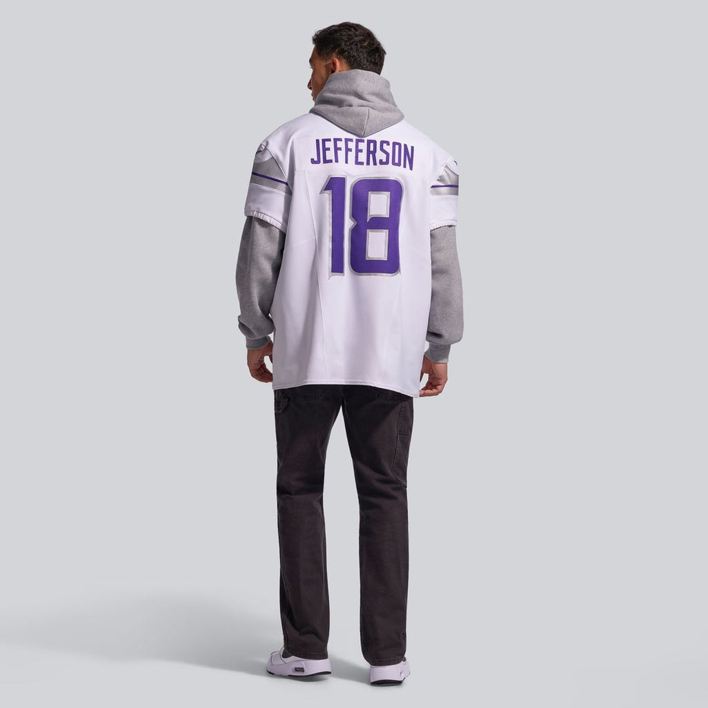 Minnesota Vikings Justin Jefferson Nike White Alternate Vapor F.U.S.E. Elite Player Jersey product image 5, provided for