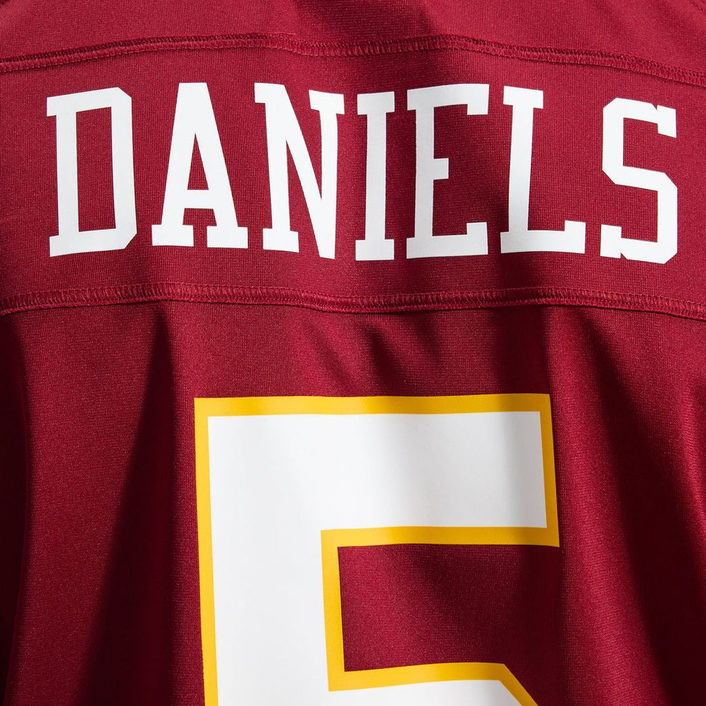 Hail Raiser Washington Commanders Jayden Daniels Nike Black Alternate Game Jersey product image 37, provided for visual