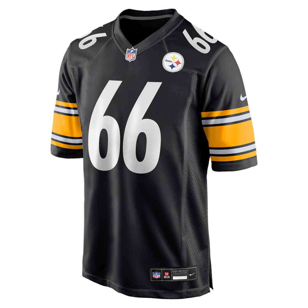 Pittsburgh Steelers Mason McCormick Nike Black Game Jersey product image 2, provided for visual reference and product detail