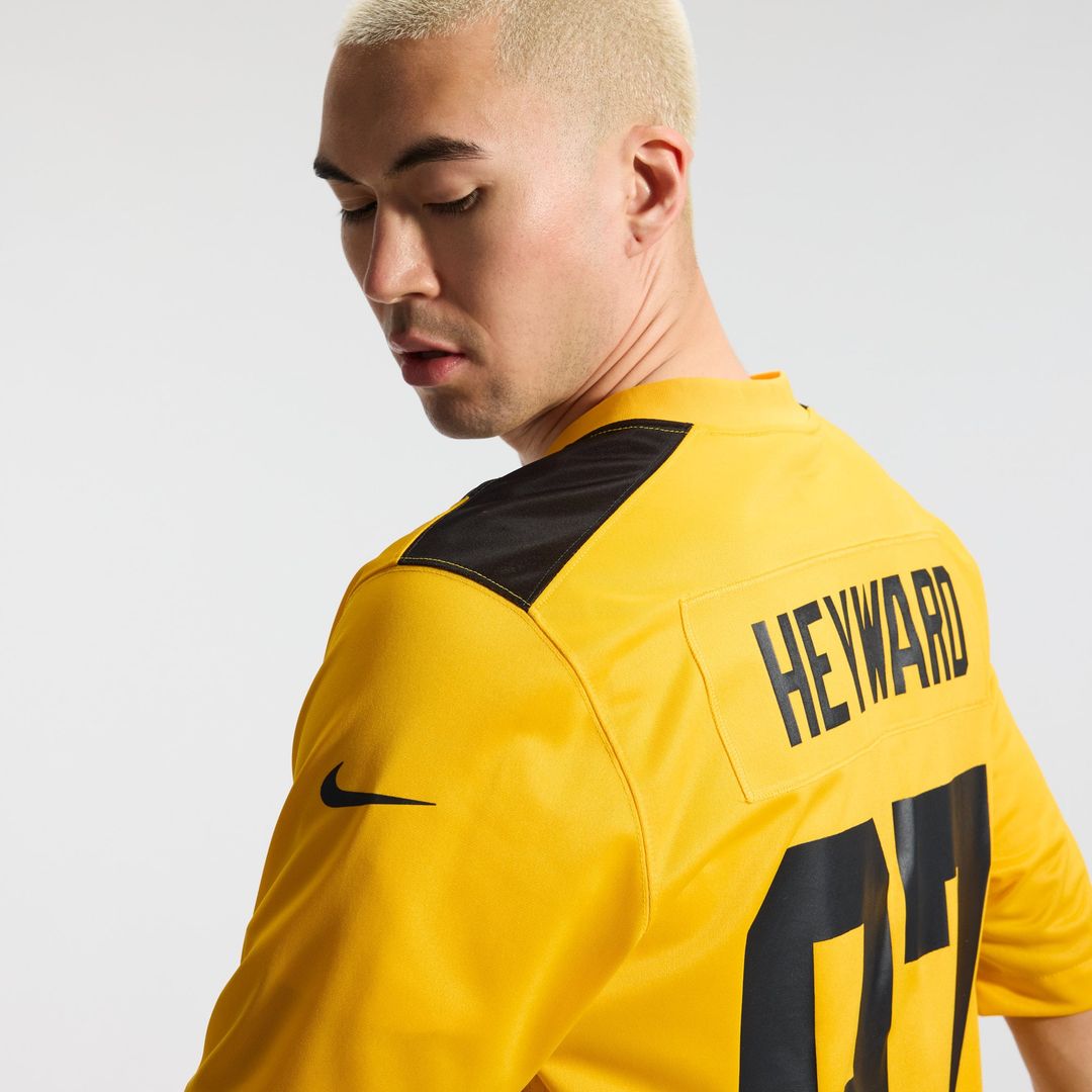 Pittsburgh Steelers Cameron Heyward Nike Gold Alternate 1933 Throwback Game Jersey product image 10, provided for visual