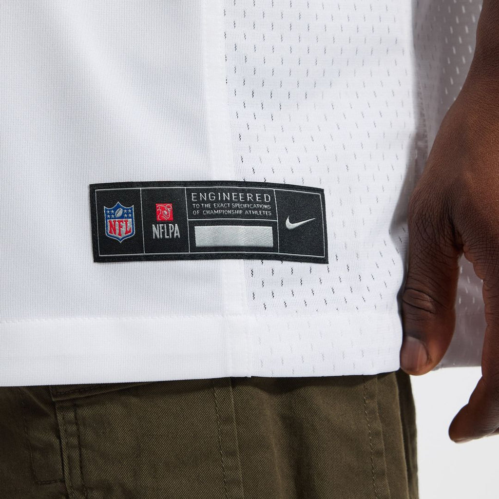 Minnesota Vikings J.J. McCarthy Nike White Game Jersey product image 8, provided for visual reference and product detail