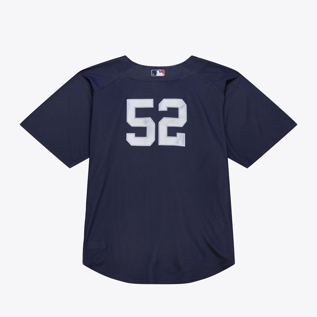 New York Yankees CC Sabathia Mitchell & Ness Navy 2009 Authentic Batting Practice Jersey product image 2, provided for
