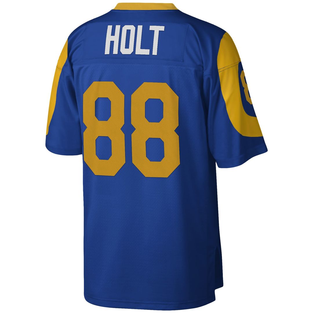 Los Angeles Rams Torry Holt Mitchell & Ness Royal Legacy Replica Jersey product image 3, provided for visual reference and