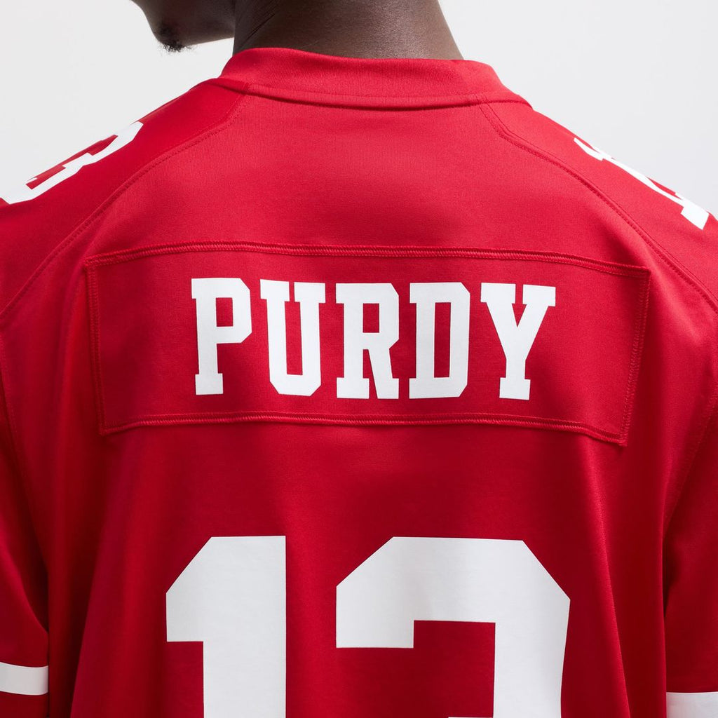 San Francisco 49ers Brock Purdy Nike Scarlet Game Player Jersey product image 8, provided for visual reference and product