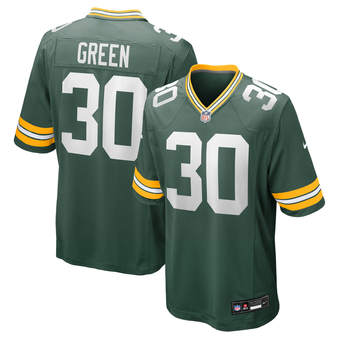 Green Bay Packers Ahman Green Nike Green Team Retired Player Game Jersey product image 1, provided for visual reference and