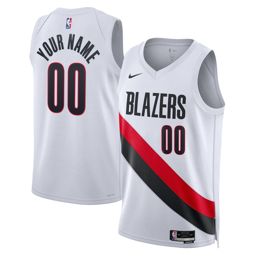 Portland Trail Blazers Nike Replica Association Swingman Jersey - Unisex product image 1, provided for visual reference and