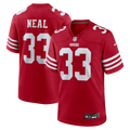 San Francisco 49ers Siran Neal Nike Scarlet Team Game Jersey product image 1, provided for visual reference and product