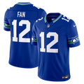 Seattle Seahawks 12s Nike Royal Alternate Vapor F.U.S.E. Stitched Limited Jersey product image 1, provided for visual