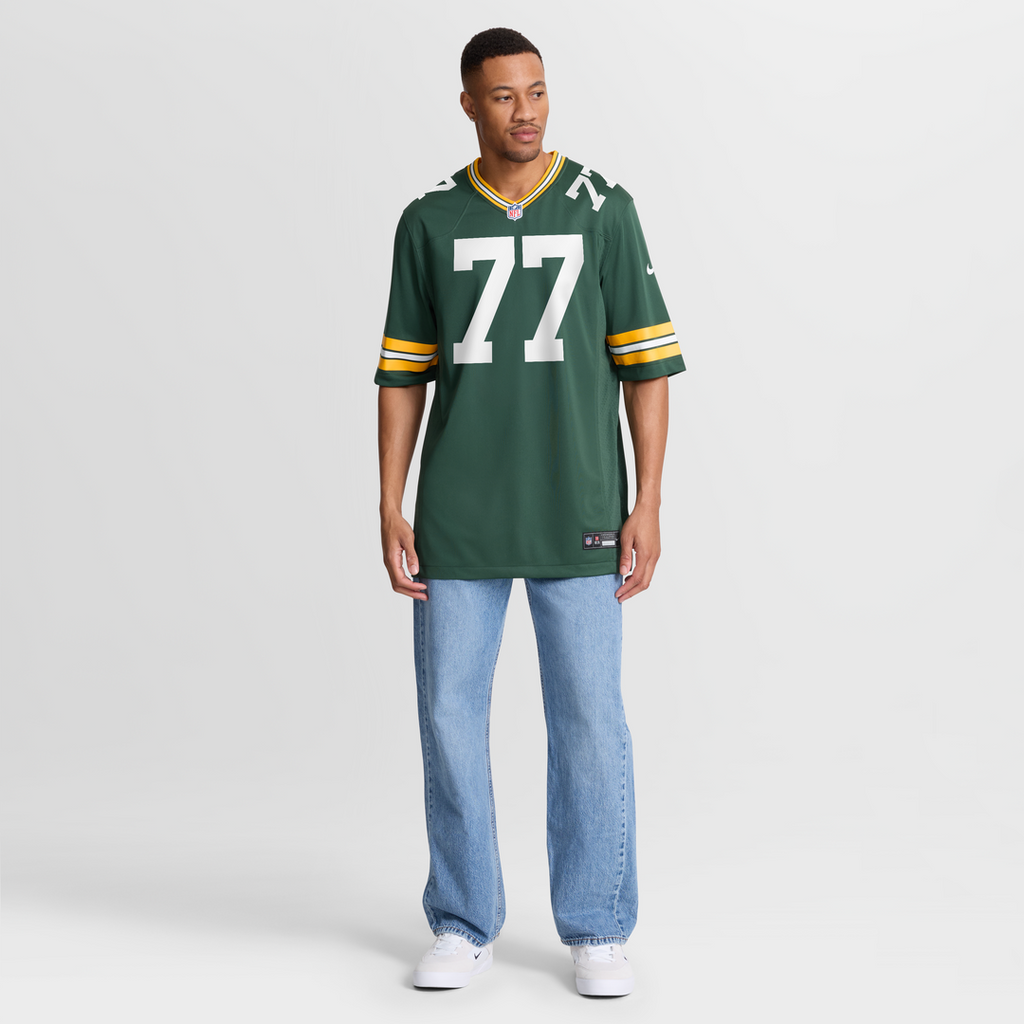 Green Bay Packers Jordan Morgan Nike Green Player Game Jersey product image 7, provided for visual reference and product