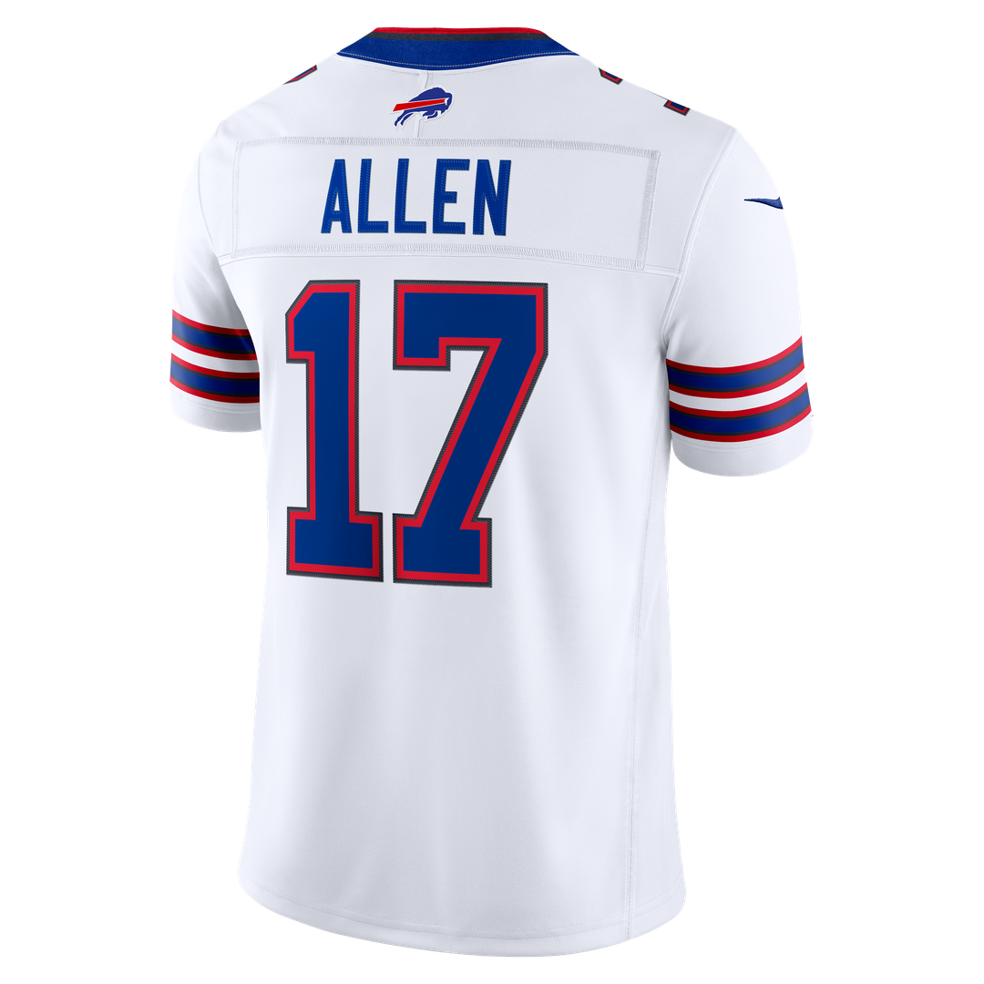 Buffalo Bills Josh Allen Nike White Vapor F.U.S.E. Stitched Limited Jersey product image 6, provided for visual reference