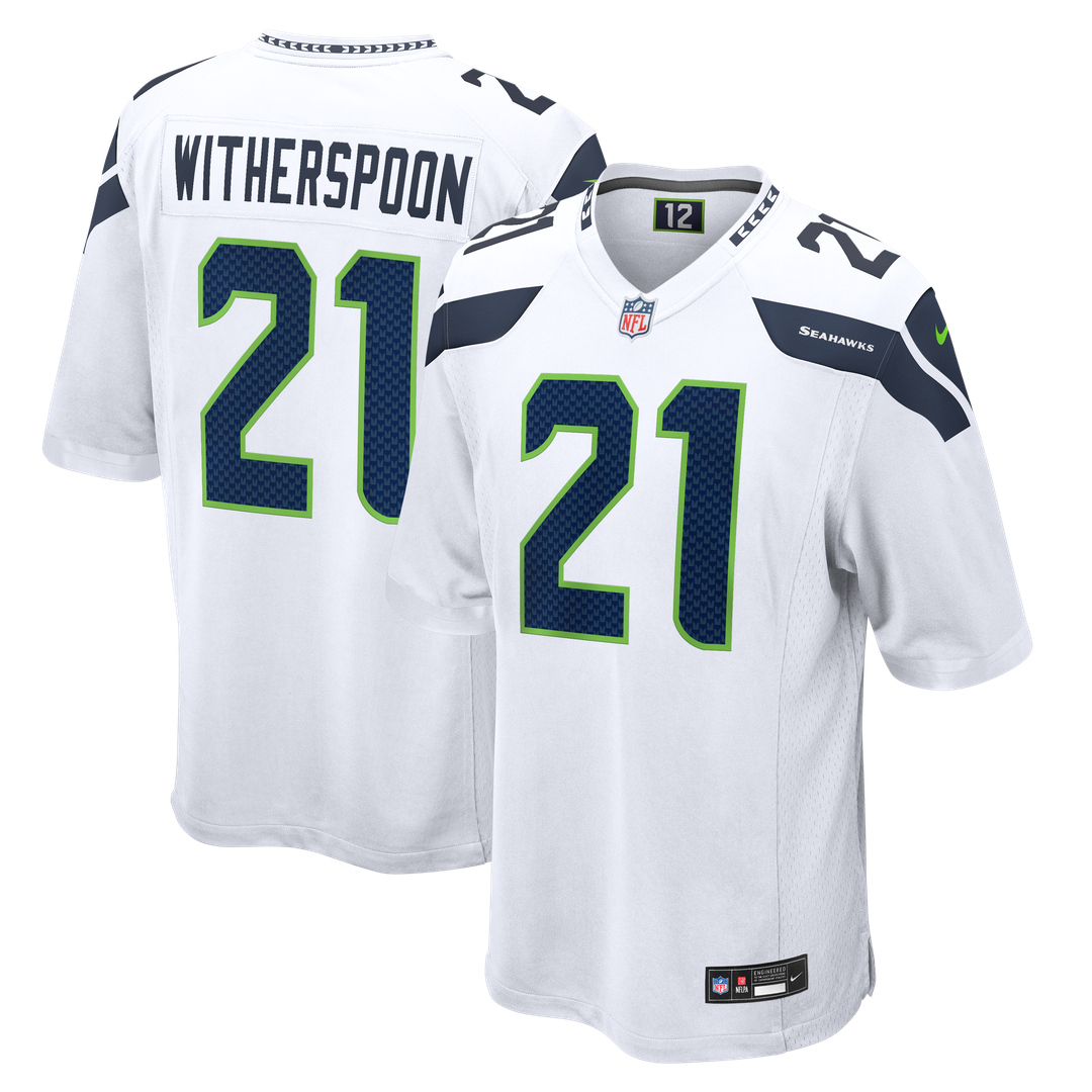 Seattle Seahawks Devon Witherspoon Nike White Game Jersey product image 4, provided for visual reference and product detail