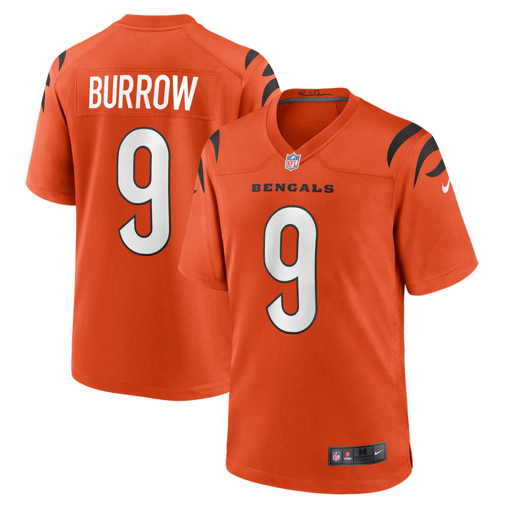 Cincinnati Bengals Joe Burrow Nike White Game Jersey product image 27, provided for visual reference and product detail
