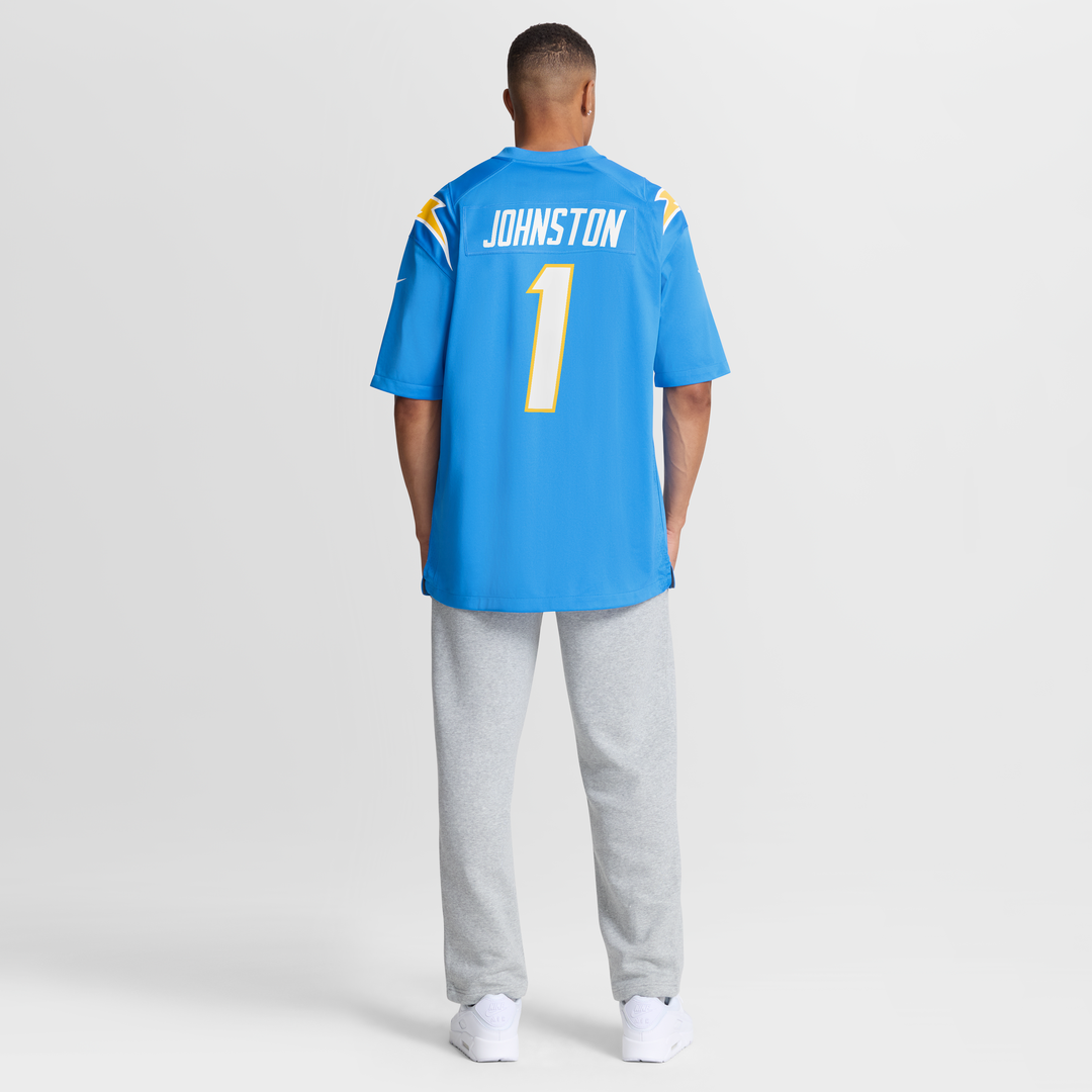 Los Angeles Chargers Quentin Johnston Nike Powder Blue Game Player Jersey product image 16, provided for visual reference