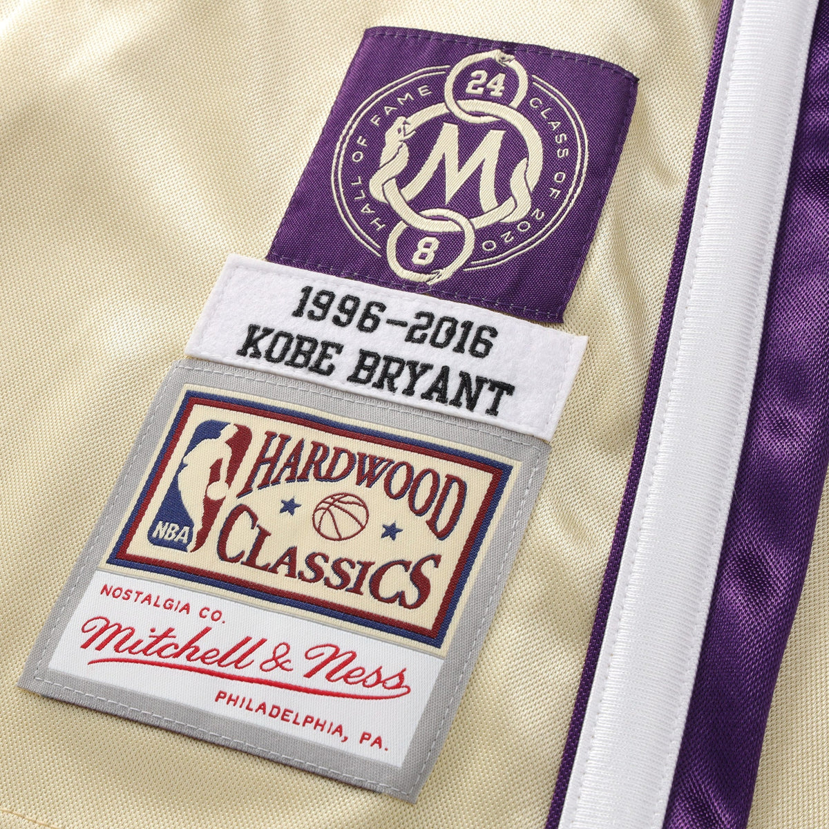 Los Angeles Lakers NBA Mitchell & Ness Authentic HOF Jersey - Kobe Bryant product image 6, provided for visual reference and