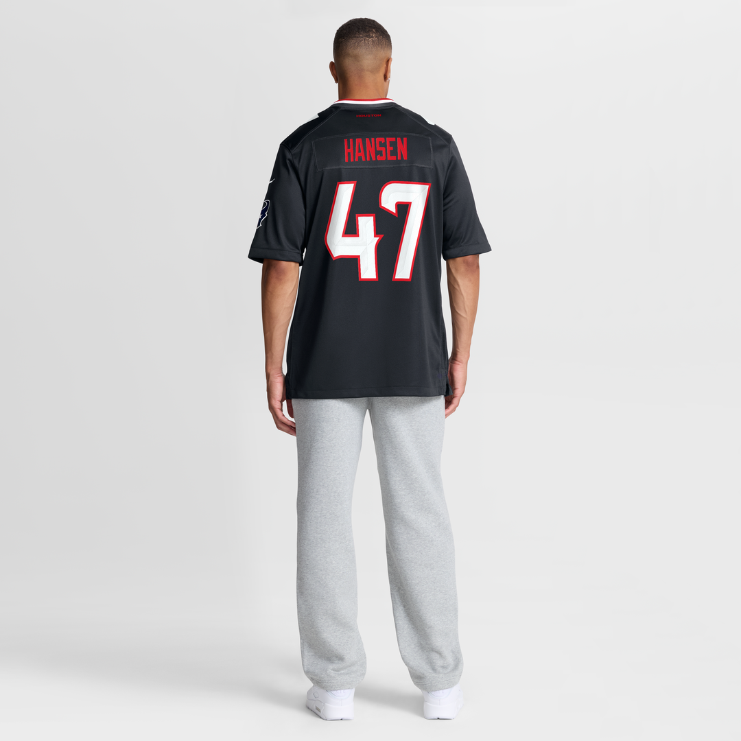 Houston Texans Louis Hansen Nike Navy Team Game Jersey product image 3, provided for visual reference and product detail