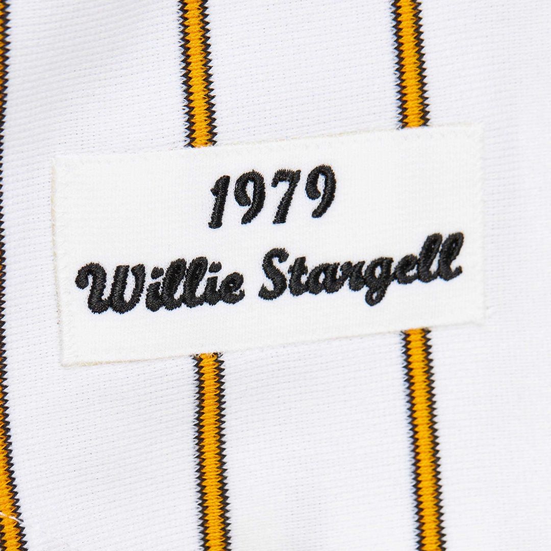 Pittsburgh Pirates Willie Stargell Mitchell & Ness Gold 1979 Throwback Authentic Jersey product image 12, provided for