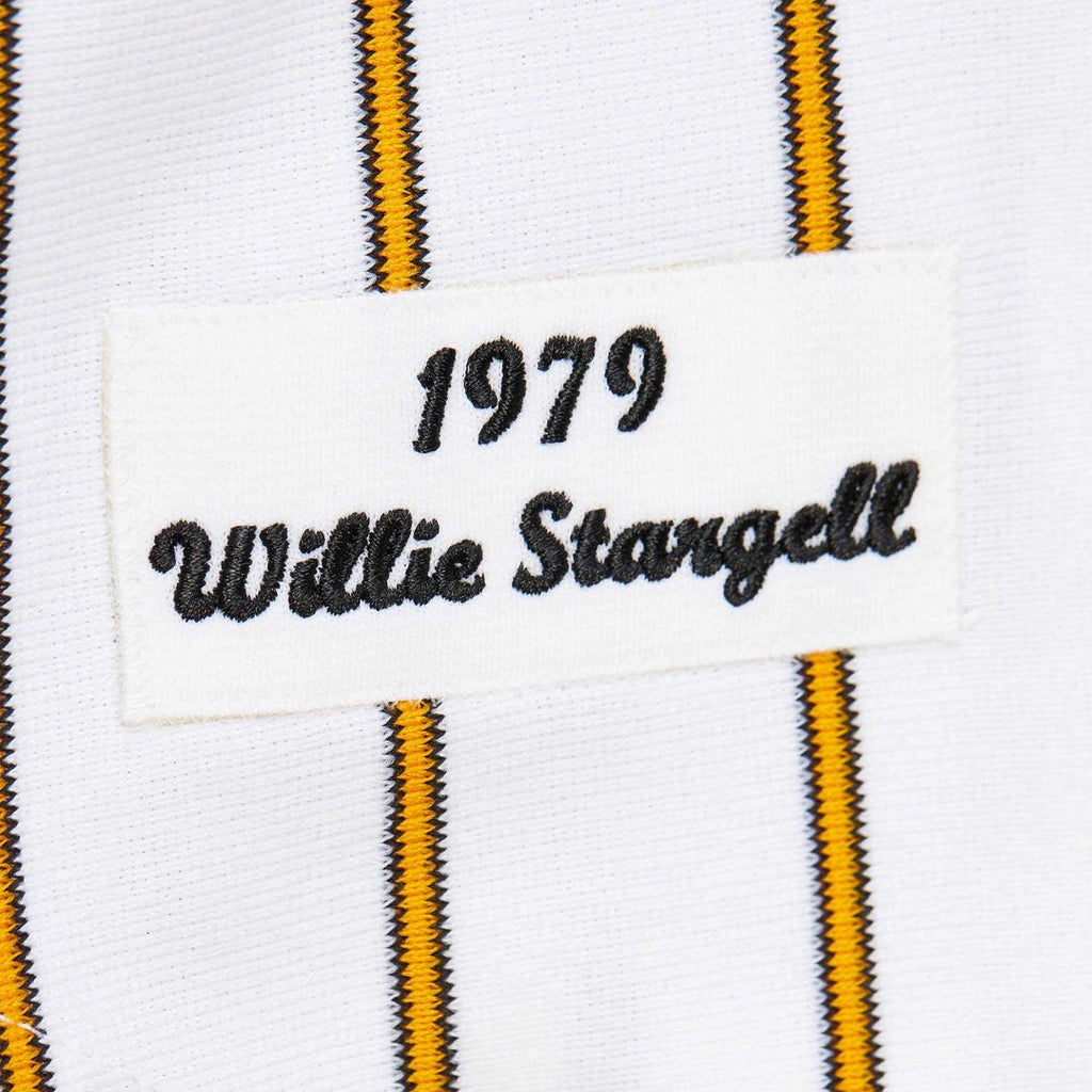 Pittsburgh Pirates Willie Stargell Mitchell & Ness White Cooperstown Collection 1979 Authentic Jersey product image 13,