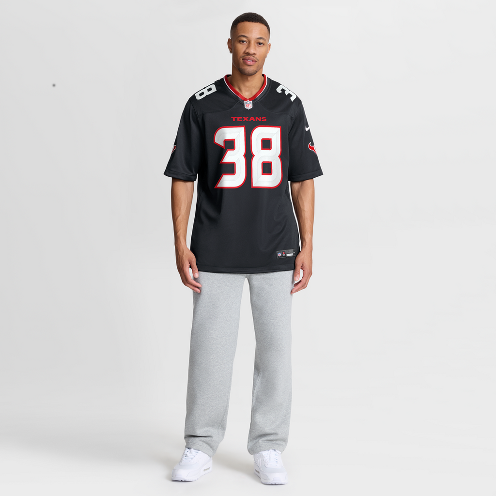 Houston Texans Kai Kroeger Nike Navy Team Game Jersey product image 4, provided for visual reference and product detail