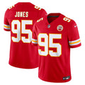 Kansas City Chiefs Chris Jones Nike Red Team Vapor F.U.S.E. Stitched Limited Jersey product image 1, provided for visual