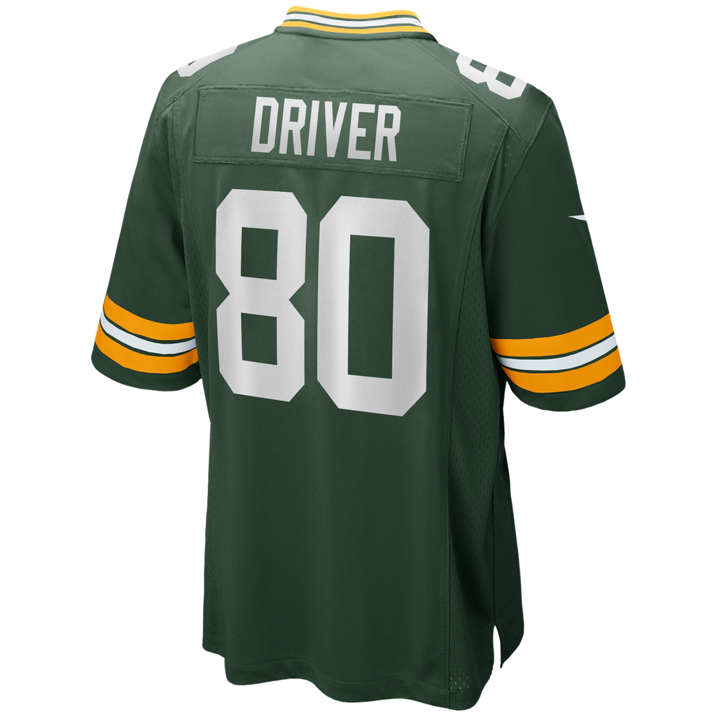 Green Bay Packers Donald Driver Nike Green Game Retired Player Jersey product image 3, provided for visual reference and