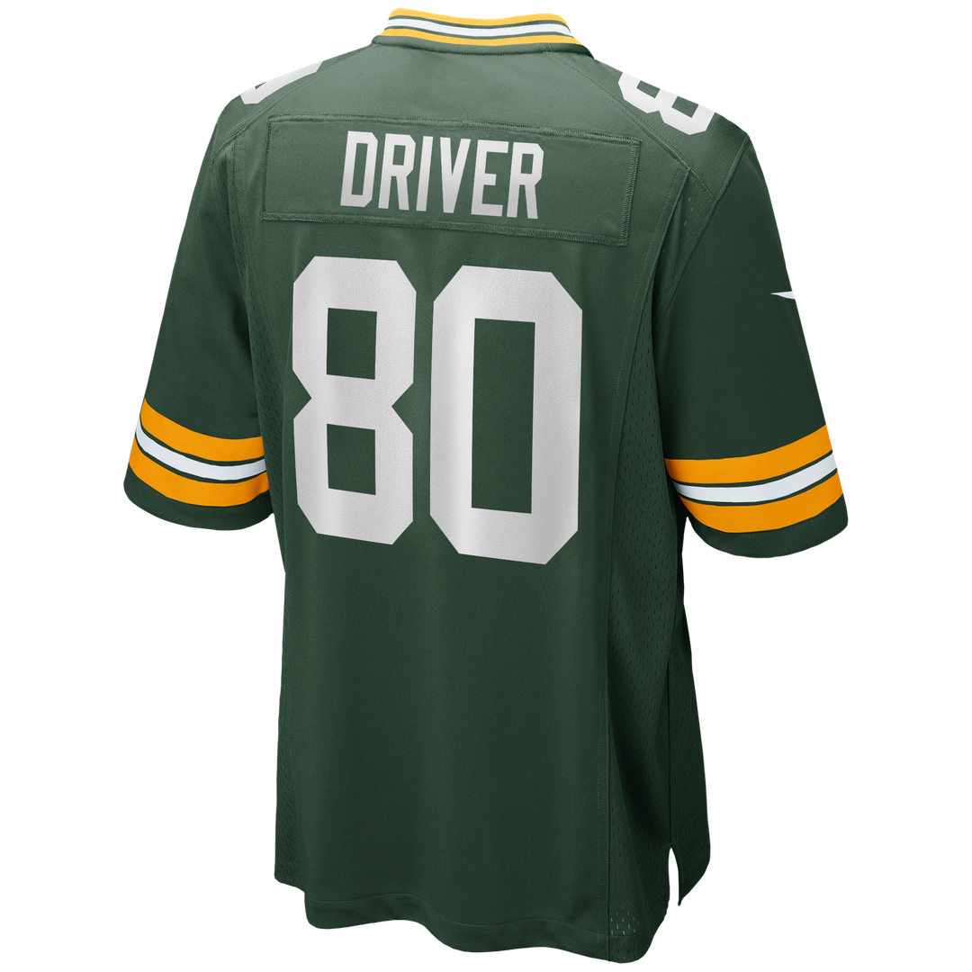 Green Bay Packers Donald Driver Nike Green Game Retired Player Jersey product image 3, provided for visual reference and