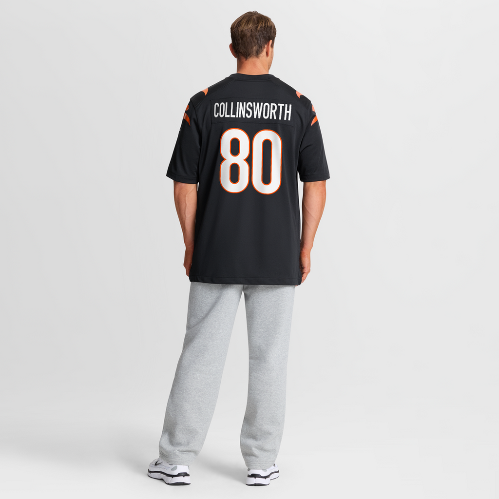 Cincinnati Bengals Cris Collinsworth Nike Black Team Retired Player Game Jersey product image 8, provided for visual