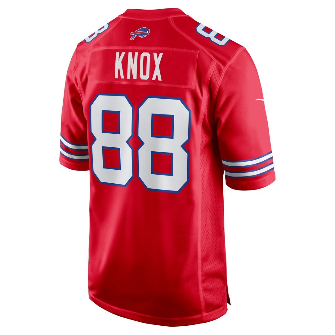 Buffalo Bills Dawson Knox Nike Royal Game Player Jersey product image 19, provided for visual reference and product detail