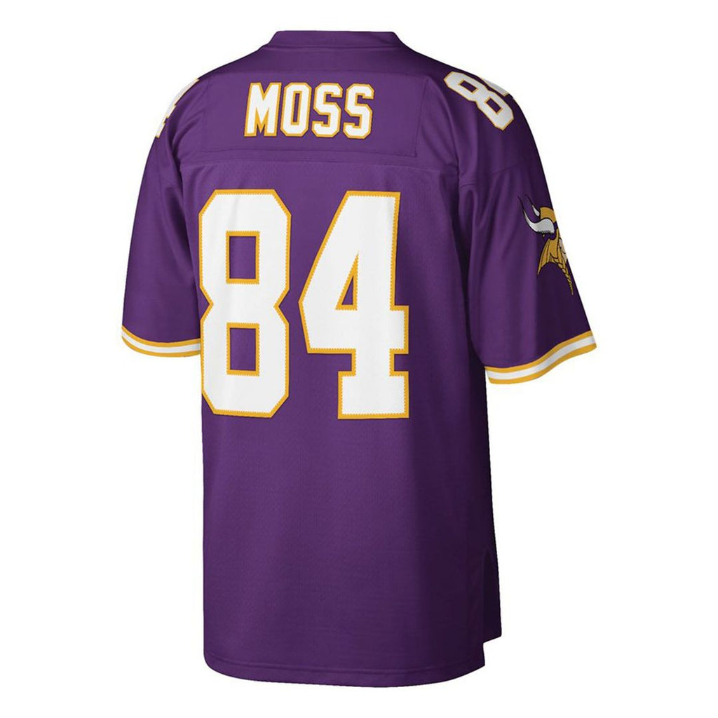 Minnesota Vikings Randy Moss Mitchell & Ness White Big & Tall 1998 Legacy Retired Player Jersey product image 9, provided