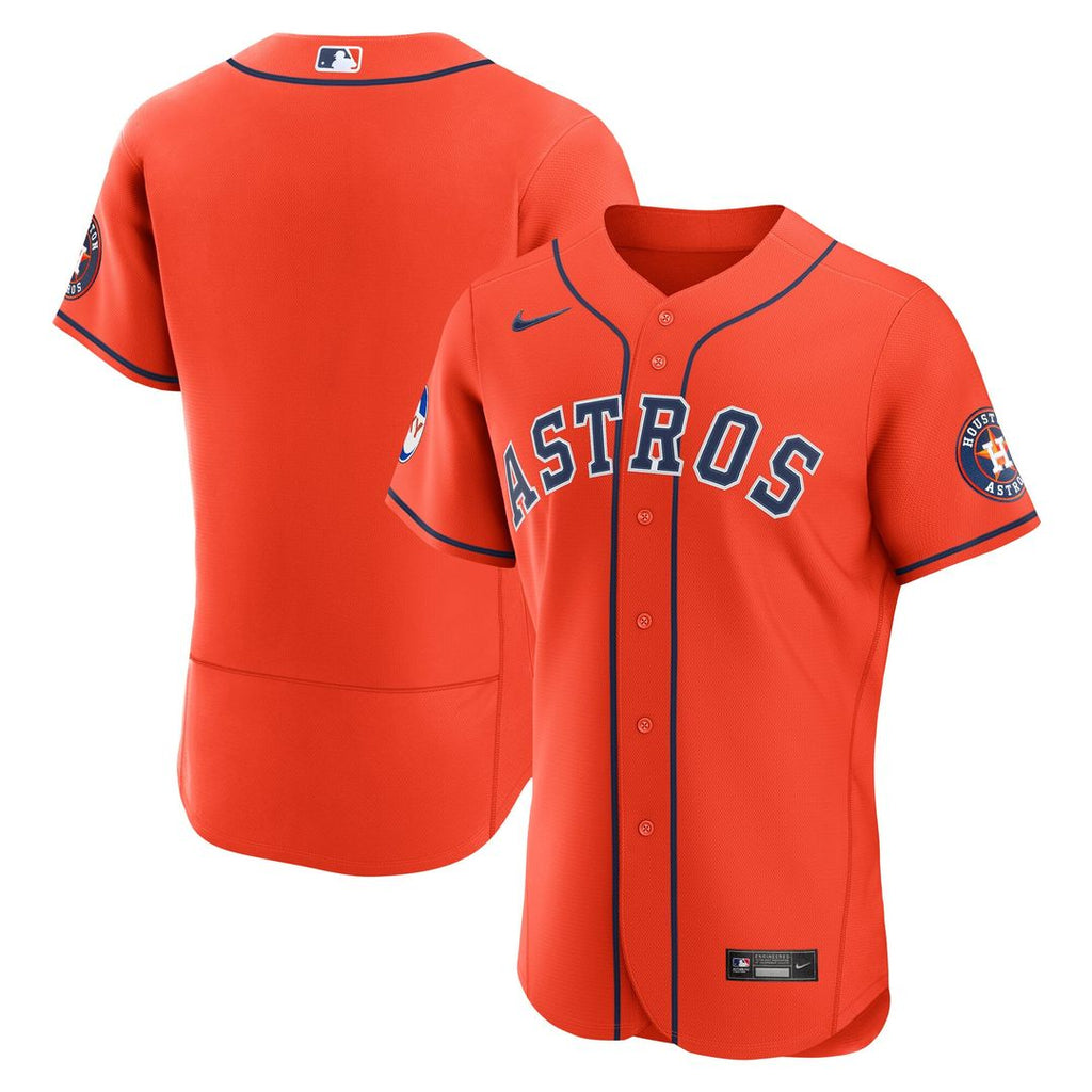 Houston Astros Nike Navy Alternate Sponsor Patch Authentic Jersey product image 7, provided for visual reference and product