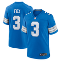 Detroit Lions Jack Fox Nike Blue Team Game Jersey product image 1, provided for visual reference and product detail review