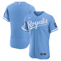 Kansas City Royals Nike Light Blue Alternate Sponsor Patch Authentic Jersey product image 1, provided for visual reference
