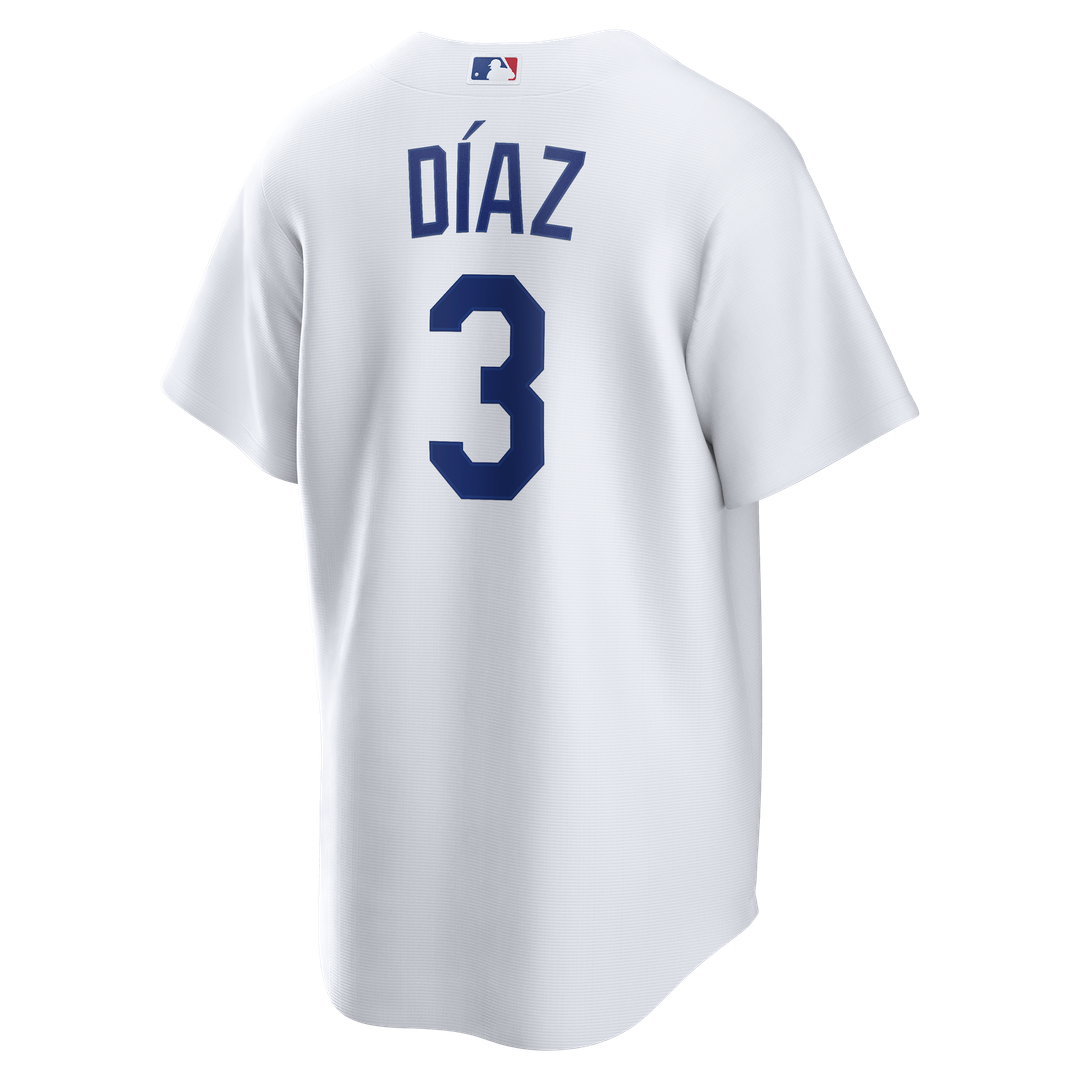 Los Angeles Dodgers Edwin Díaz Nike White Home Replica Jersey product image 3, provided for visual reference and product