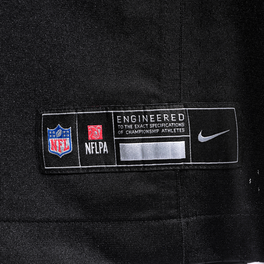 New Orleans Saints Jordyn Tyson Nike Black Team Game Jersey product image 6, provided for visual reference and product
