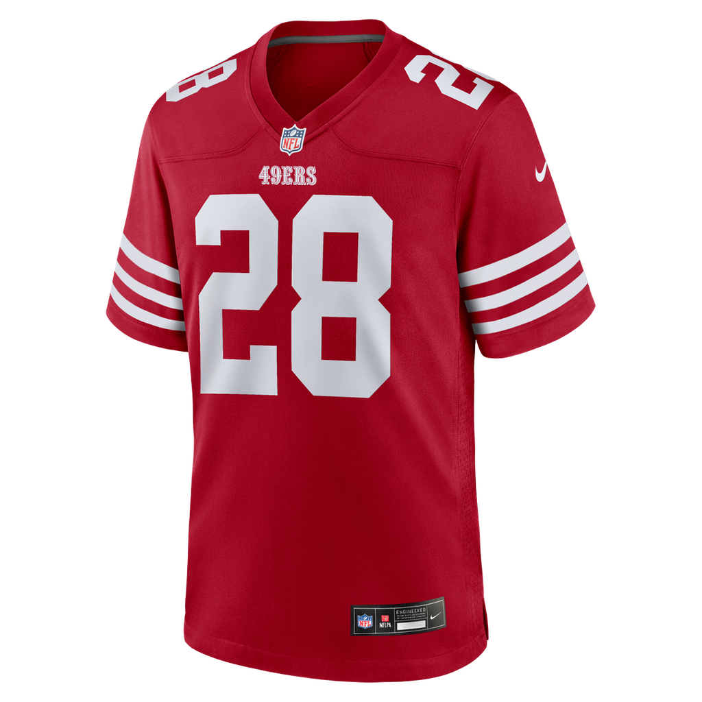 San Francisco 49ers Darrell Luter Jr. Nike Scarlet Game Jersey product image 2, provided for visual reference and product