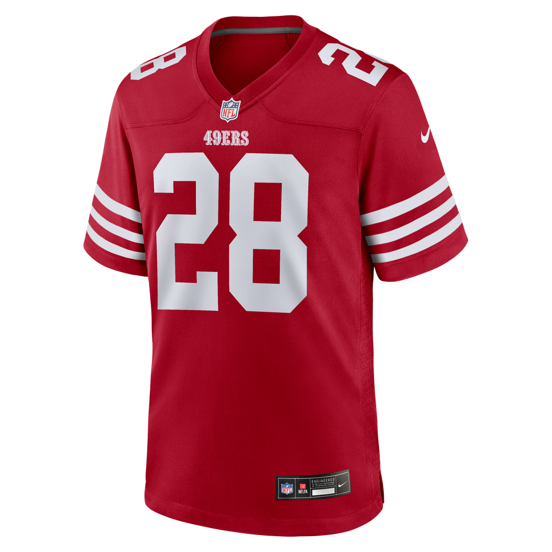 San Francisco 49ers Darrell Luter Jr. Nike Scarlet Game Jersey product image 2, provided for visual reference and product