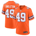 Denver Broncos Alex Singleton Nike Orange Alternate Game Jersey product image 1, provided for visual reference and product