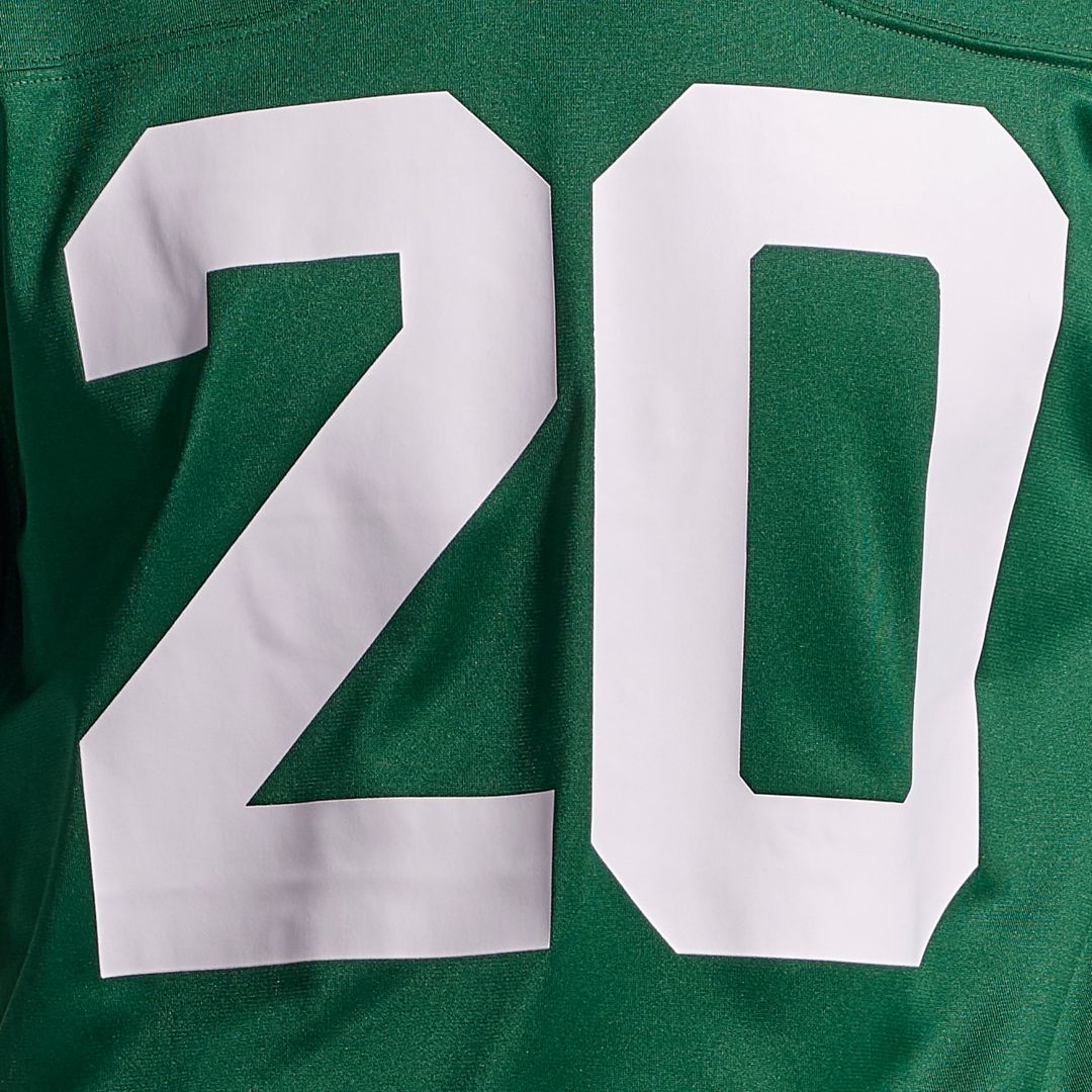 New York Jets Breece Hall Nike Legacy Green Game Jersey product image 10, provided for visual reference and product detail