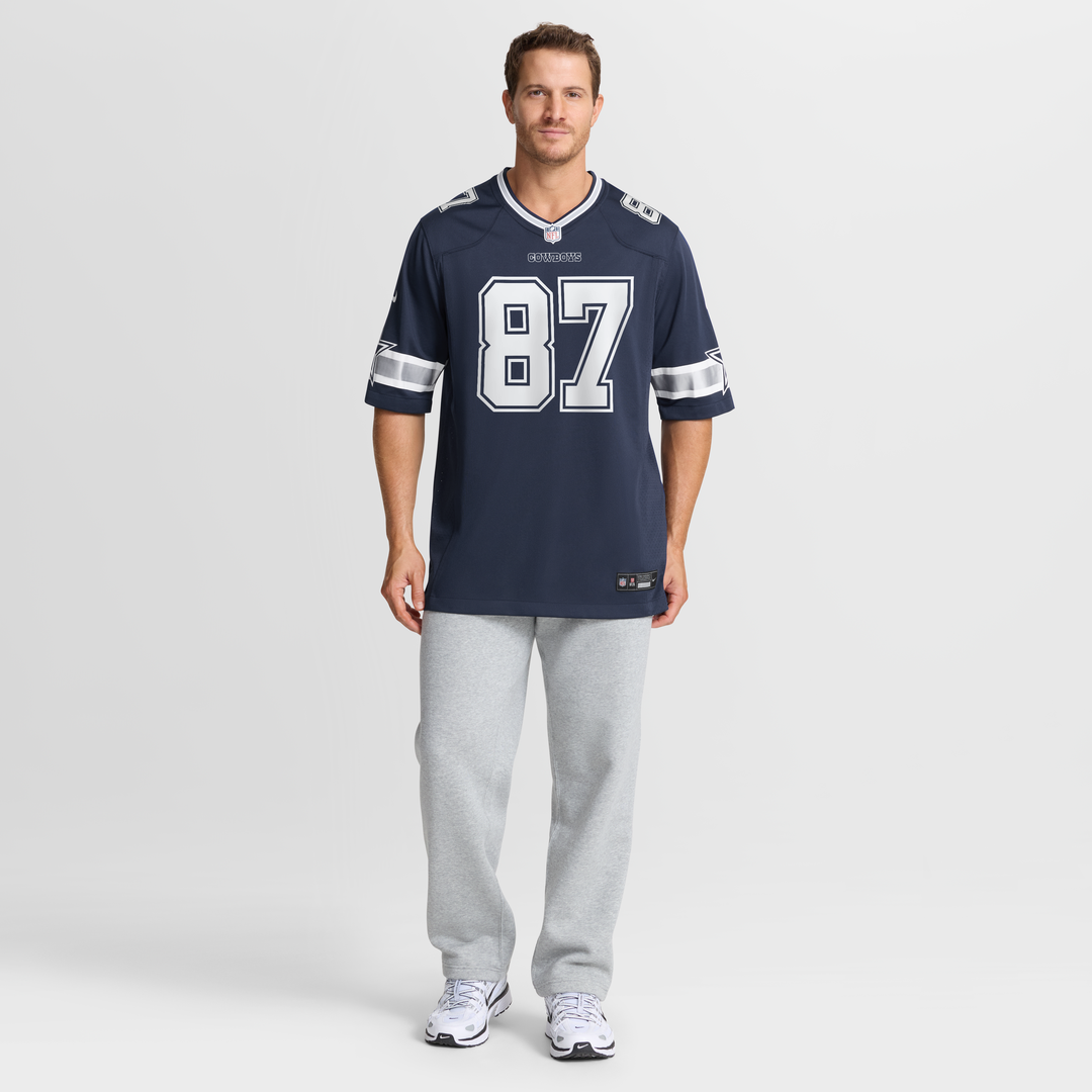 Dallas Cowboys Jake Ferguson Nike Navy Team Game Jersey product image 7, provided for visual reference and product detail