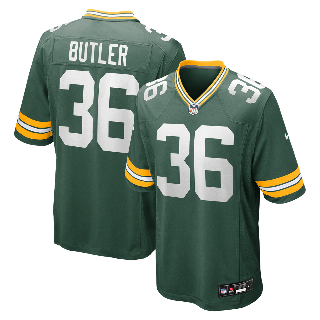 Green Bay Packers LeRoy Butler Nike Green Retired Player Game Jersey product image 1, provided for visual reference and