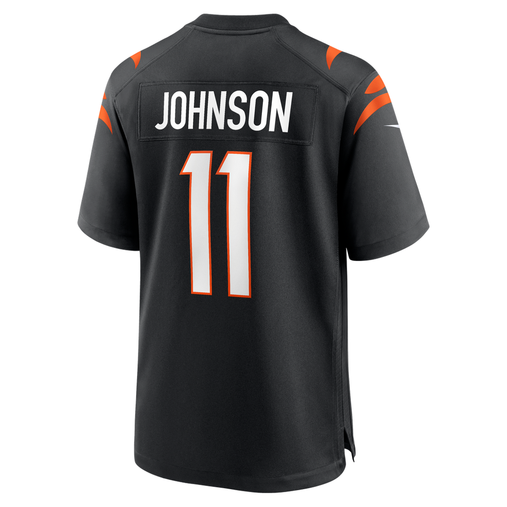 Cincinnati Bengals Josh Johnson Nike Black Team Game Jersey product image 3, provided for visual reference and product