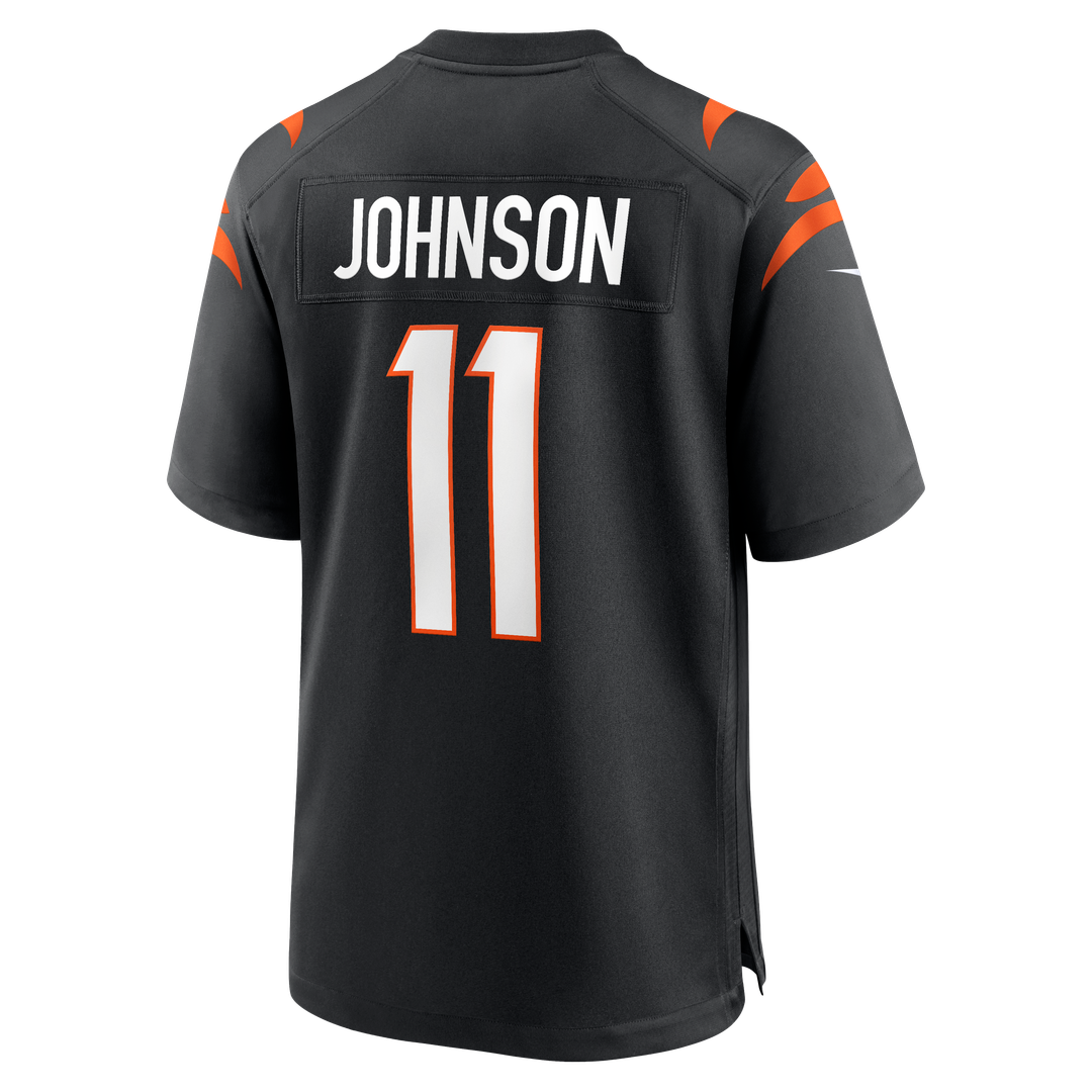 Cincinnati Bengals Josh Johnson Nike Black Team Game Jersey product image 3, provided for visual reference and product