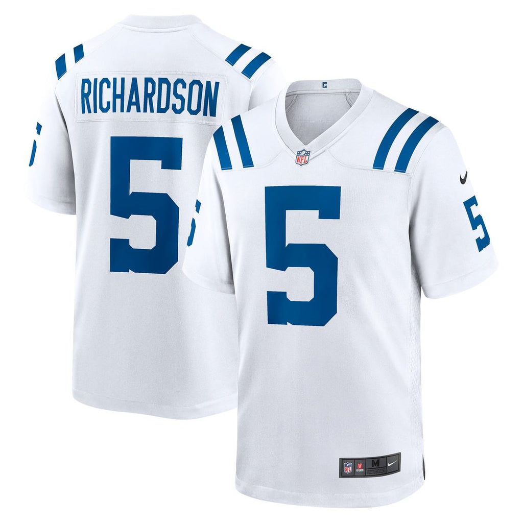 Indianapolis Colts Anthony Richardson Nike White Game Jersey product image 1, provided for visual reference and product