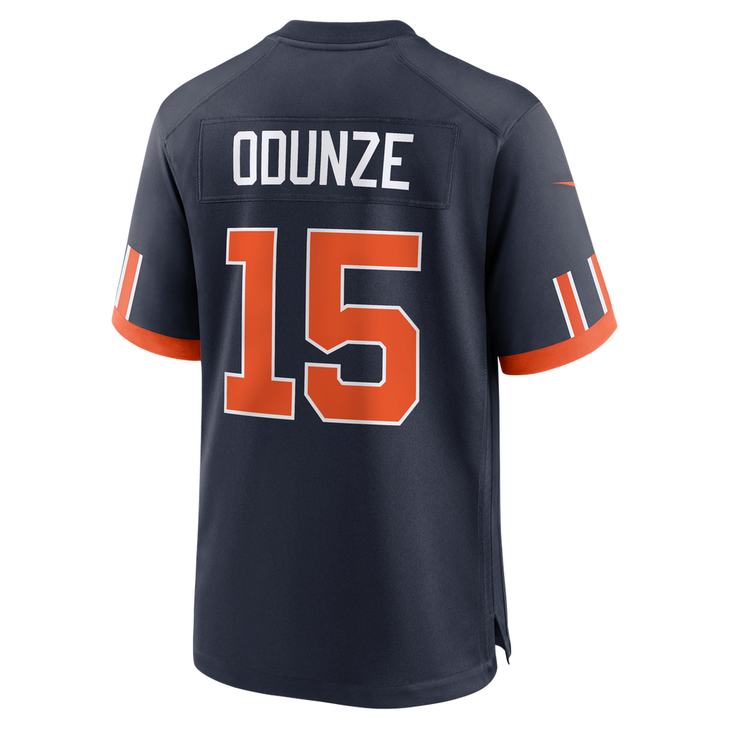 Chicago Bears Rome Odunze Nike Navy 2026 Rivalries Collection Game Jersey product image 7, provided for visual reference and