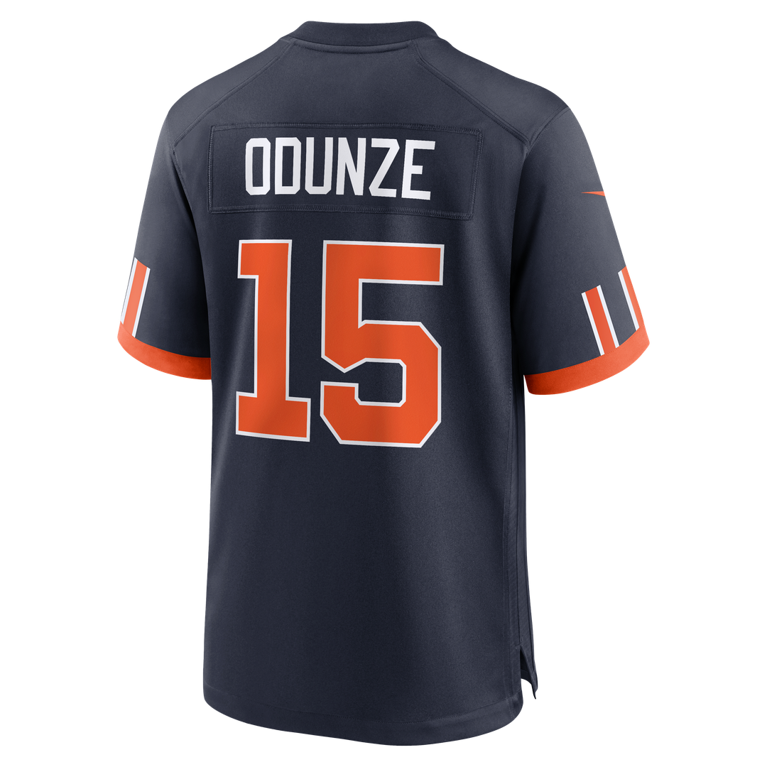 Chicago Bears Rome Odunze Nike Navy 2026 Rivalries Collection Game Jersey product image 7, provided for visual reference and