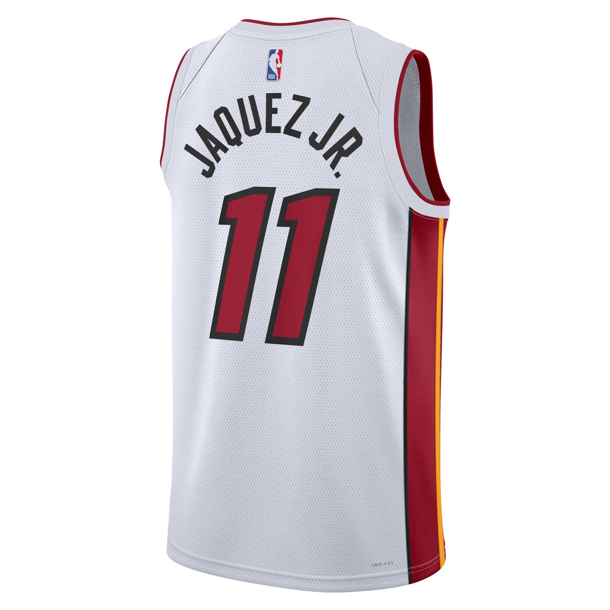 Miami Heat Nike Association Edition Swingman Jersey - White - Jaime Jaquez Jr. - Unisex product image 4, provided for visual