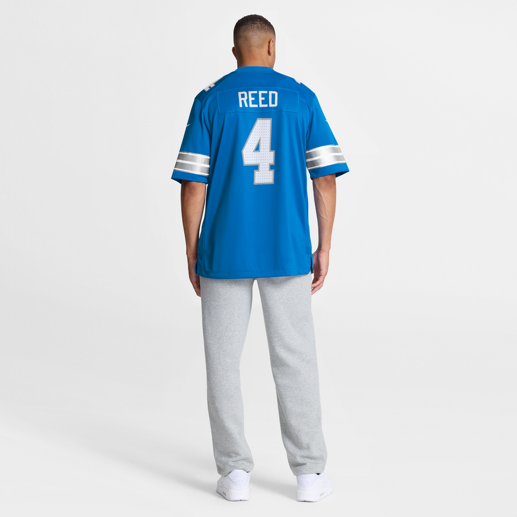 Detroit Lions D.J. Reed Nike Blue Team Game Jersey product image 8, provided for visual reference and product detail review