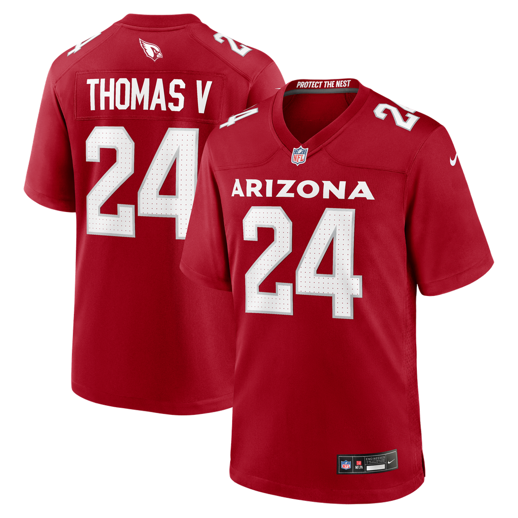 Arizona Cardinals Starling Thomas V Nike Cardinal Team Game Jersey product image 1, provided for visual reference and